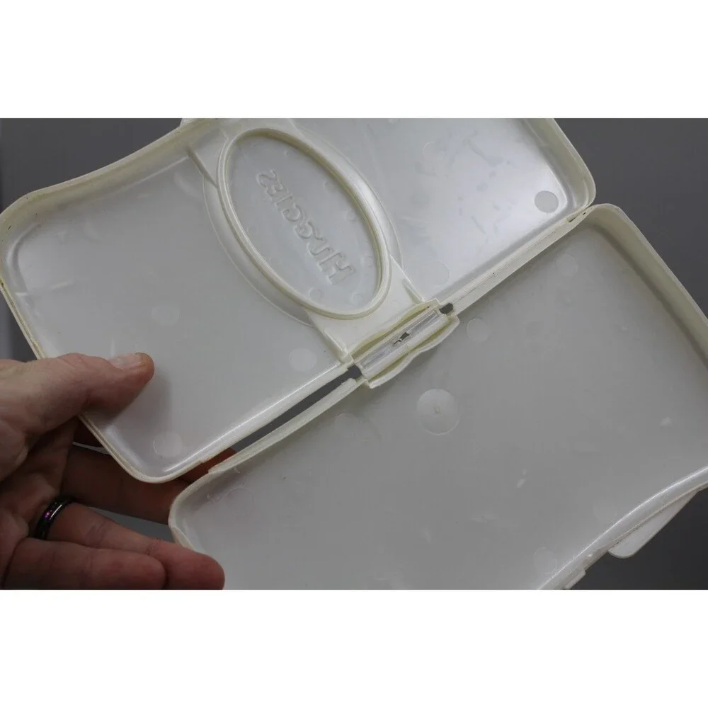 READ! Huggies Baby Diaper Wipes Travel Size Case Empty Container Diaper Bag RARE